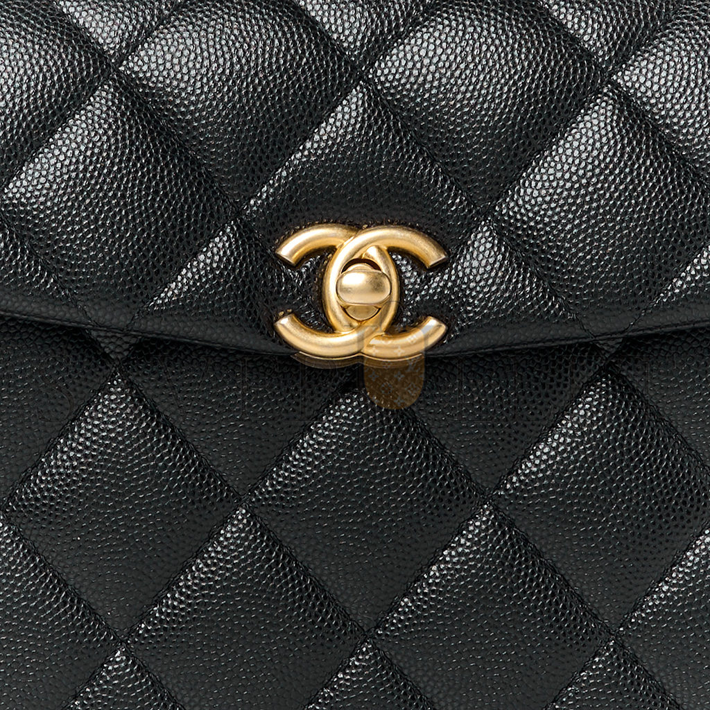 CHANEL MASTER CAVIAR QUILTED 31 RUE CAMBON MINI TOP HANDLE FLAP (19*15*7cm) 